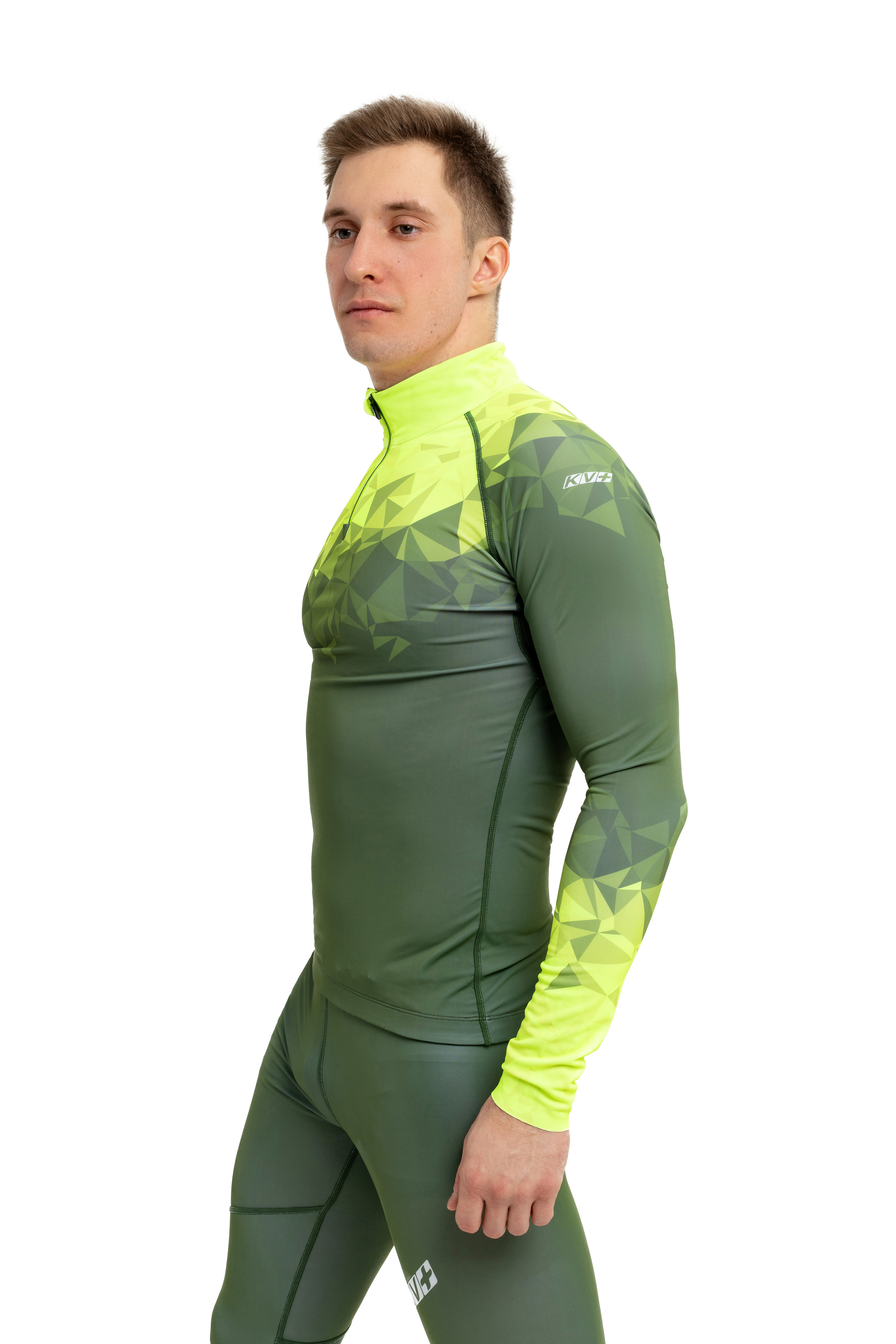 TORNADO TWO PIECES SUIT UNISEX (Olive Green/Lime)